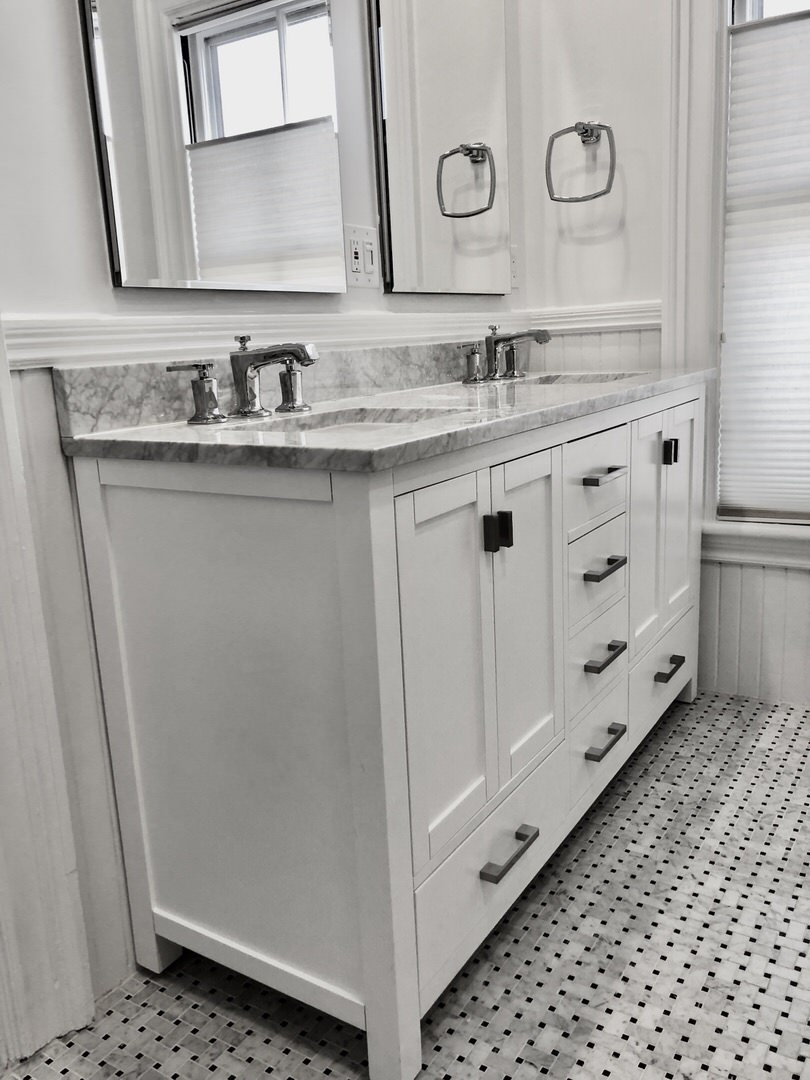 Arlington-marble-tile-bathroom-remodeling-company-vanity
