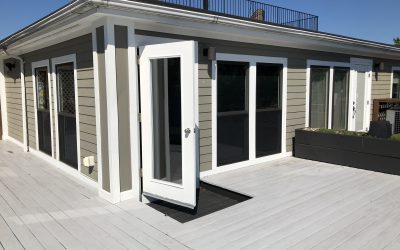 Rooftop Terrace With Beachy Look , Jamaica Plain, MA